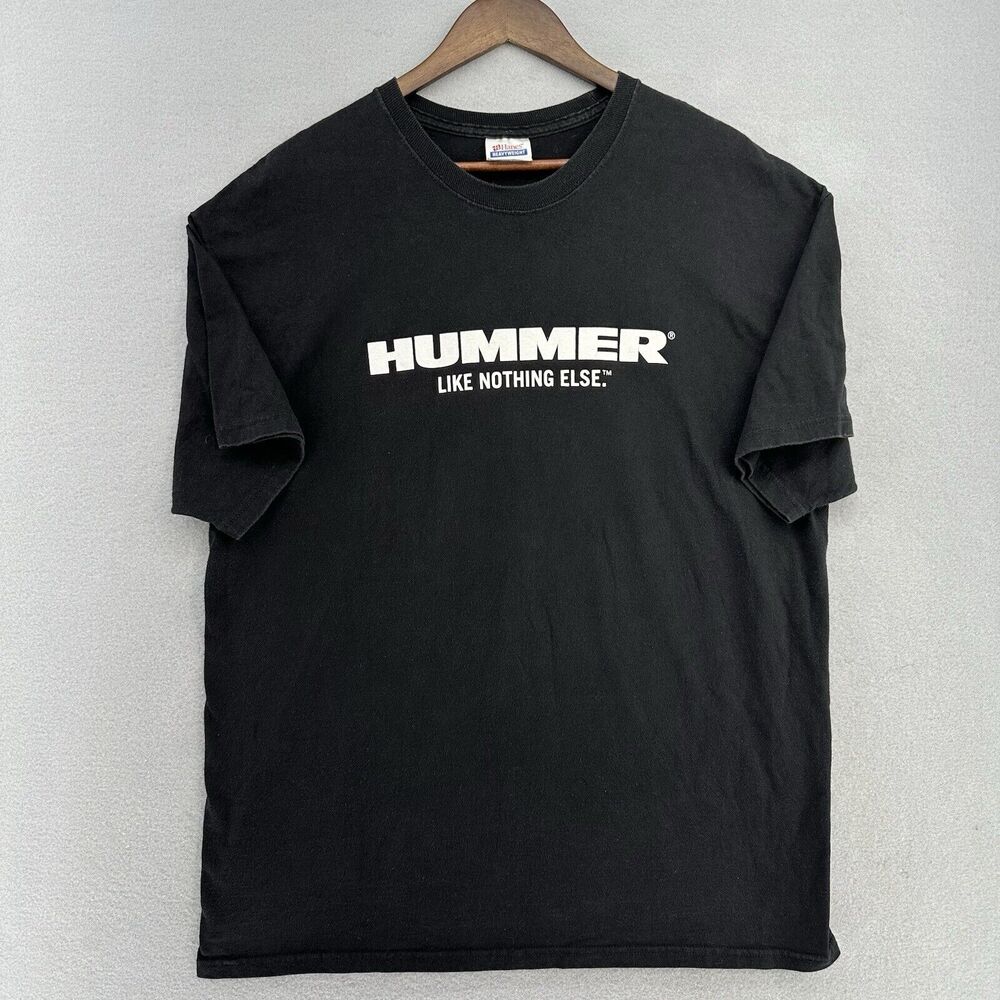 2007 Hummer Lone Star Rally Galveston Texas Black Tshirt Mens XL Y2K Biker Moto